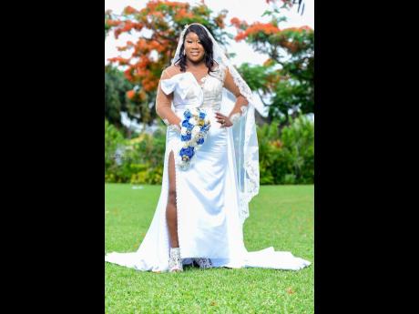 Credit: Contributed Moya said yes to a wedding dress from Unions Bridal Boutique.