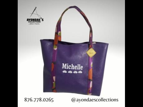 Credit: Contributed A handbag made by Owner and lead designer of Ayondae’s Collections, Asheka Headley.