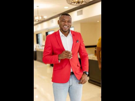 Credit: Contributed Jamar Wright, an entrepreneur at Mind Food International Ltd shared a smile with our lens before his presentation on purpose and leadership at the Johnnie Walker sponsored Men-Tell Workshop at The Jamaica Pegasus hotel.