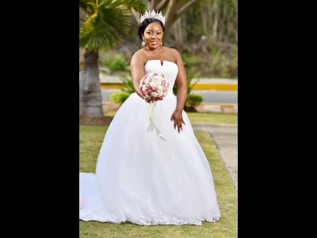 Brianna said her gown selection was a smooth process because she already had a particular design in mind and was intent on saying ‘yes’ to the right dress.