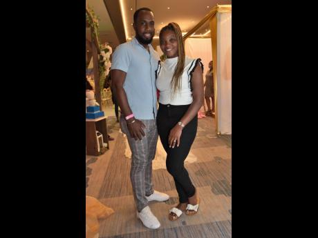 876 Sounds owners Paul and Randy Bowman showed up in casual style to support the wedding event.