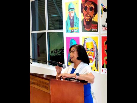 Credit: Contributed Lady of the hour, Miss Pat, spoke about her love for Jamaica and reggae music at her recent book launch.