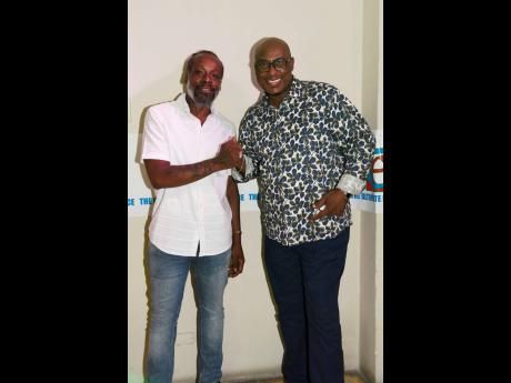 Junior Tads (left) and Richie B were in attendance.