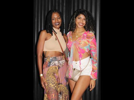 Michigan native Ashley Jones (left) was being given the first-class cultural tour by the right person, Lauren Less, who placed third in the 2021 Miss Universe Jamaica pageant.