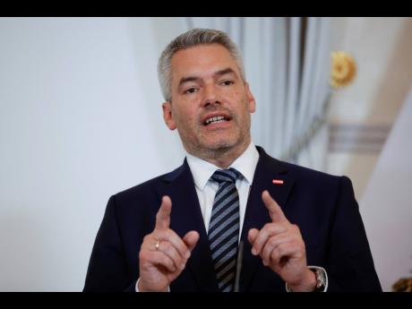 Austrian Chancellor Karl Nehammer.