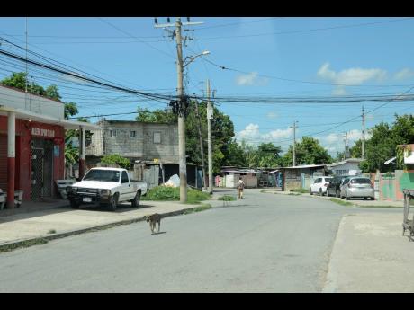 Credit: Ian Allen Balcombe Drive in St Andrew was like a ghost town last week after mutiple shootings and murders.