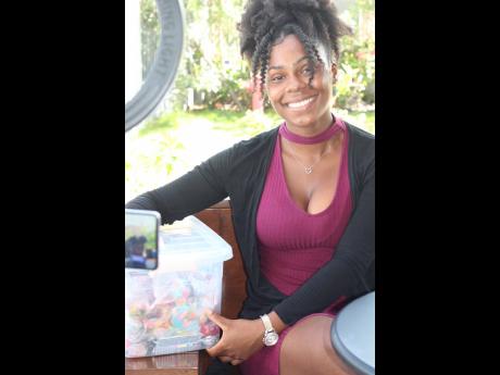 Credit: Stephanie Lyew Edwards’ recent TikTok selling assorted sweets and snacks in Half-Way Tree and downtown Kingston went viral, much to her surprise.
