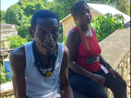Kumina maestro drummer Ronald ‘Chaw-Chaw’ Benz says Kumina is his life and he is going to die with it. Beside him is Novelette Buchanan, daughter of the late Kumina Queen Bernice Henry.