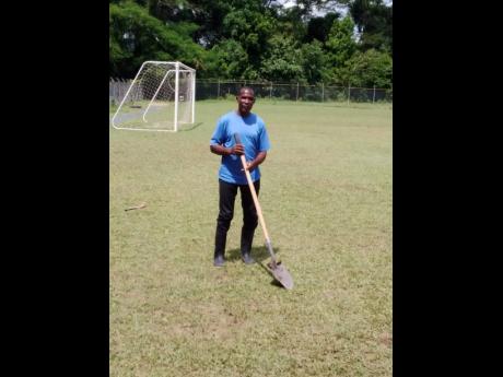Credit: Contributed Ian Thomas, an ancillary worker at Clarendon College, is proud of his son Solomon, who passed nine CSEC subjects.