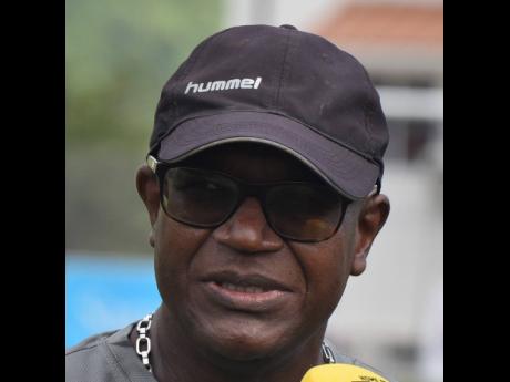  St Catherine High coach Anthony Patrick. 