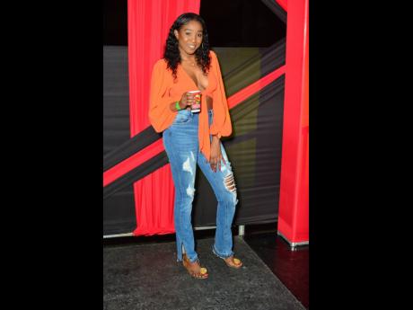 Ashaneke Waisome’s front knot crop top was the right mix and casual and sexy. 