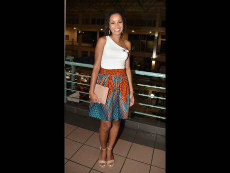 A print boasting strong African tradition was the outfit of choice for Sherianne Thompson Hart, group marketing manager at First Rock Group.