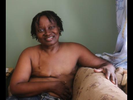 A breast cancer survivor.