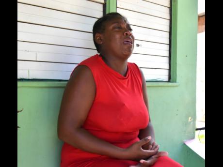Aliyaha Edwards is overcome with grief while lamenting the circumstances surrounding the death of her brother, Tyrone McDonald (inset).