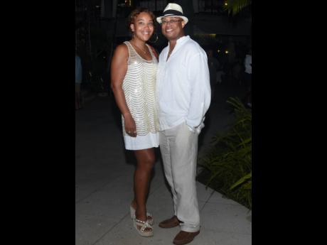 Credit: Ashley Anguin Stacey and Thomas Braxton complemented each other’s looks at Couples Negril