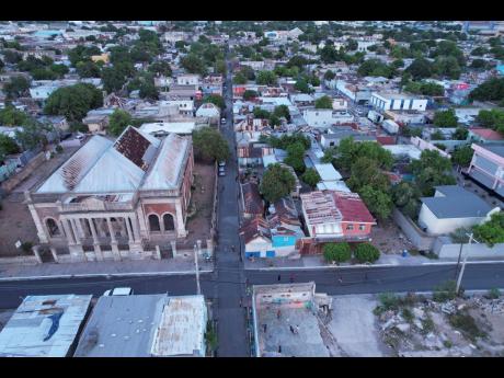 An aerial view of the Parade Gardens, Tel Aviv and Southside communities in the constituency of Central Kingston.