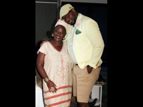 Jamaica Reggae Industry Association (JARIA) founding member Coleen Douglas (left) and chairman Ewan Simpson were part of the celebration.