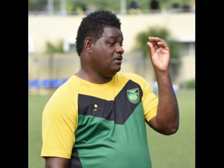 Montego Bay United coach, Donovan Duckie.            