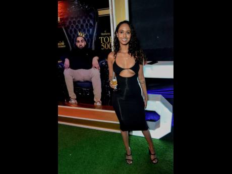 Credit: Contributed Charis Thompson stunned in a little black dress.