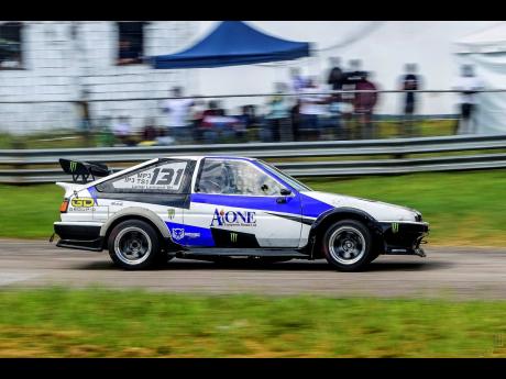 Reliability issues after an early crash in corner one plagued Lamar Larmond all day.