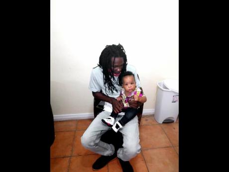 Jameal Mendez Sr and his son, Jameal Jr.