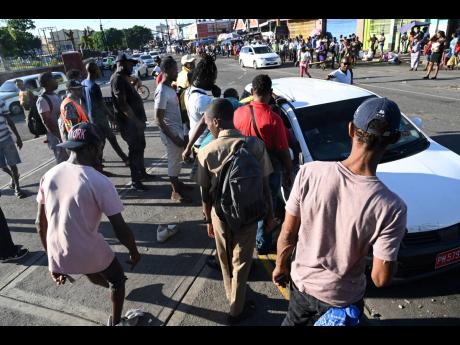 
Perhaps taxi drivers might tell me against whom they were striking? Normally “strike” relates to an industrial dispute. But this was no industrial dispute as workers and employers (taxi owners) seemingly collaborated in a blatant attempt to extort Gov