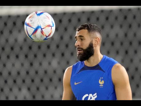 France’s Karim Benzema is out of the tournament with an injury. AP