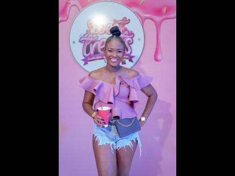 Credit: Safia Cooper stopped to strike ‘sweet’ a pose.