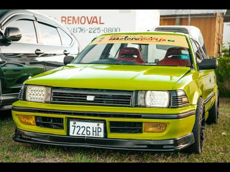 Moto Sports Ja came out with his clean old-school, Toyota Corolla. 