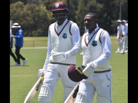 
Devon Thomas (right) and Alzarri Joseph.