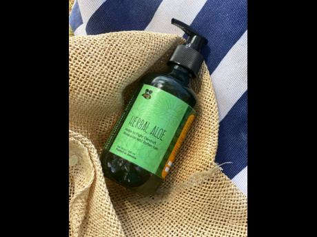 The Herbal Aloe Shampoo manufactured by Shevielle Naturals.