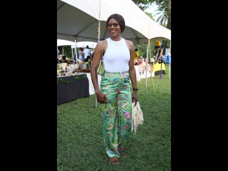 Sandy McKenzie-Gordon, a business teacher from Belllefield, Manchester, steps out casually fab for the day. 