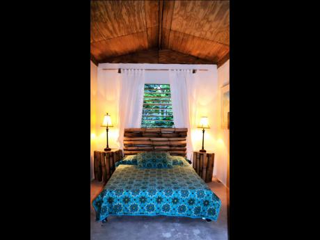 Bedroom furniture made from bamboo grabs your attention.