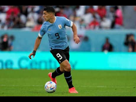 Uruguay's Luis Suarez controls the ball during the recent World Cup Group H match against South Korea, at the Education City Stadium in Al Rayyan , Qatar.