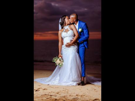 The best part about becoming husband and wife is sharing passionate kisses for a lifetime.