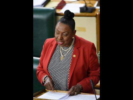 Olivia Grange, minister of culture, gender, entertainment and sport.