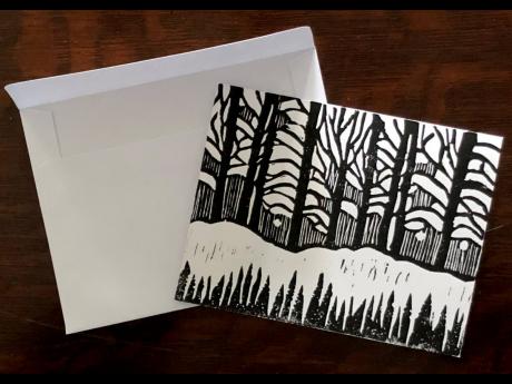 It’s a good idea to try making just five or 10 beautiful cards for closest family and friends. 