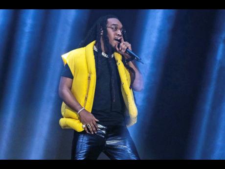 Credit: AP Rapper Takeoff, a member of Migos, was killed as more than 30 people were leaving a private party at the bowling alley around 2:30 a.m. on November 1.