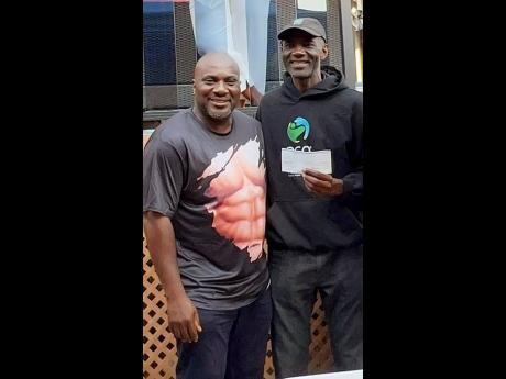 Ivan Dawns (left) and Clovis Grant CEO of 360 Kids