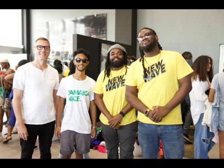 From: Alpha Institute Publicity Officer Joshua Chamberlain; DJ Luke, a student of the Alpha School of Music and New Wave and Very Culture’s Travis-John Bailey and Yannick Reid.