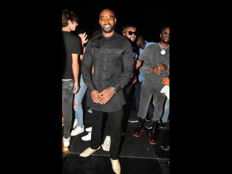 Credit: Kenyon Hemans Model Tyson Beckford rocked all black complemented with snake skin boots for the occasion.
