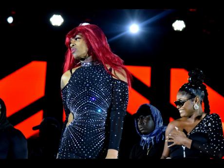 A'mari on stage at Sting 2022. 