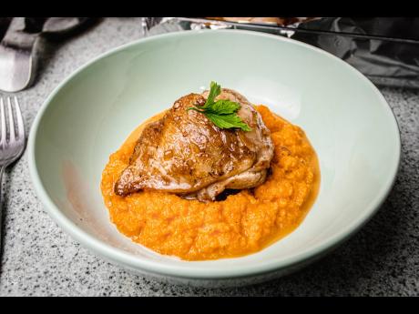 When she isn’t busy giving her honest foodie critique, she can be found whipping her own culinary delights. Here, she made orange glazed chicken thigh served on a bed of pureed carrot for savoury indulgence.