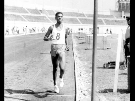 Neville Myton at Boys’ Championships in 1965.