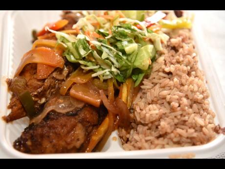 Seafood lovers will be enticed by the brown stewed fish.