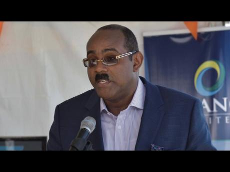 Gaston Browne, Antigua and Barbuda prime minister.