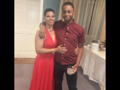 Michelle Morgan-Jones and her nephew Joshua Hanson, a road crash victim who is battling for life in a coma.