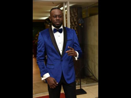 Credit: Ian Allen Rasheed Broadbell at the RJRGLEANER National Sportsman and Sportswoman of the Year Awards ceremony at The Jamaica Pegasus hotel last night.