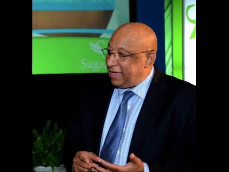 Dodridge Miller, retiring president and CEO of Sagicor Financial Corporation.