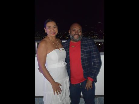 Welcome home to Denise Williams, who is now back on The Rock as the new chief growth officer at Lynk, who we snapped in the company of Lynk Chief Executive Officer Vernon James at the soirée.